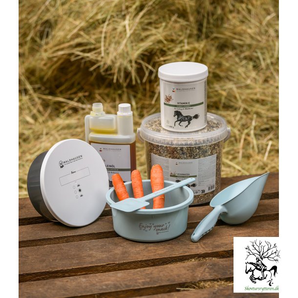 Godbid sk�l med l�g fra waldhausen "enjoy your snack" 2 L -  flere farver.