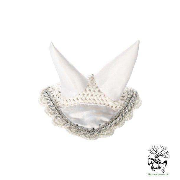 Hut til hobby horse / k�phest i hvid 