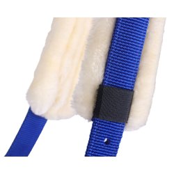 Kapsun med plys foring i friske farver 