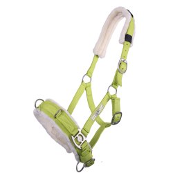 Kapsun med plys foring i friske farver 