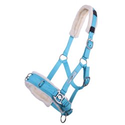 Kapsun med plys foring i friske farver 