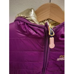 Ridejakke vendbar fra Ekkia - lStr fra 4 til 10 r -Lilla/guld eller bl/pink