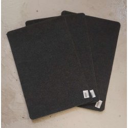 Drmtter 3 stk.  i 3 farver - Mrk gr, Sand, lys gr  