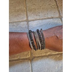 Vikle armbnd i gr  russkind