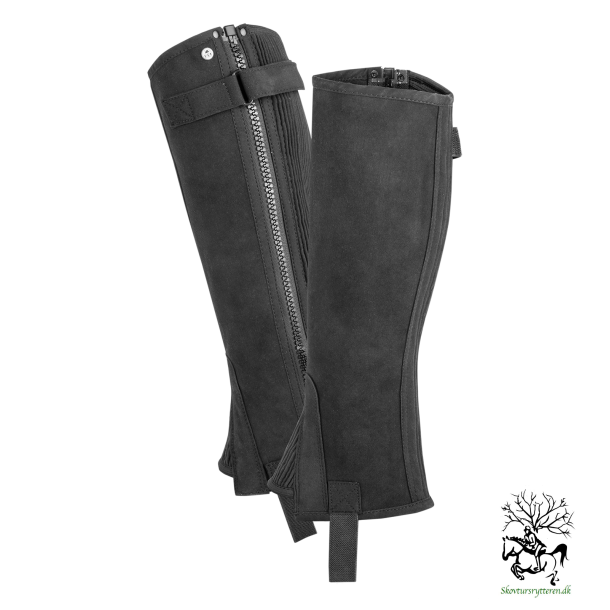 Leggins med elastik indsats i sort  fra Waldhausen til Brn og voksen "DAILY" sort