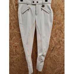 Ridebukser fra HKM i Softshell i hvid