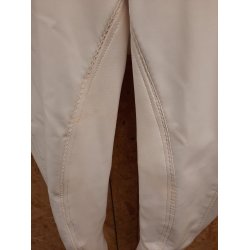 Ridebukser fra HKM i Softshell i hvid