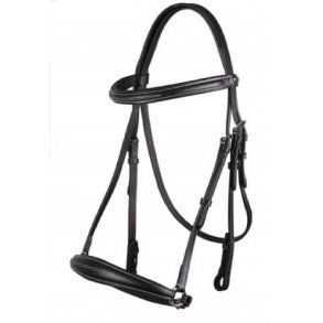 Hannoveransk trense med hvide syninger p nse og pandebnd