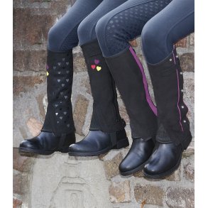 Leggins til brn med lilla krystaller 