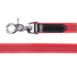 Tjle med karabin og indvvet gummi uden stoppere  i friske farver