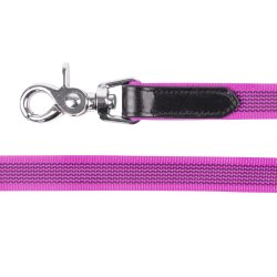 Tjle med karabin og indvvet gummi uden stoppere  i friske farver