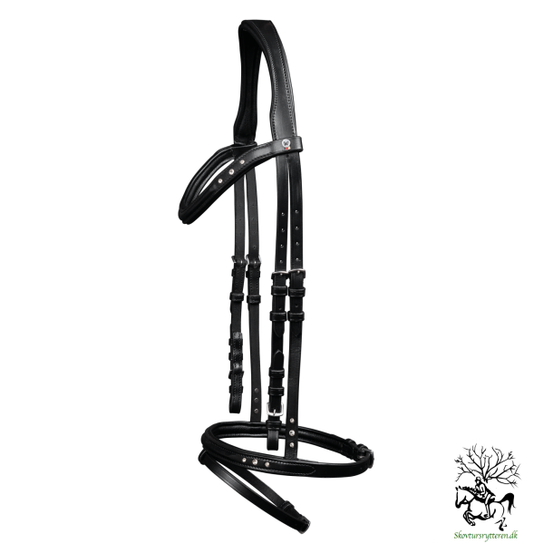 Trense til isl�nder "ice stone" sort eller brun 