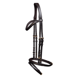 Trense til isl�nder "ice stone" sort eller brun 