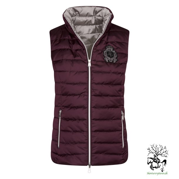 Vest fra  HV Polo - Vendbar "Feline" gr eller bordeaux 