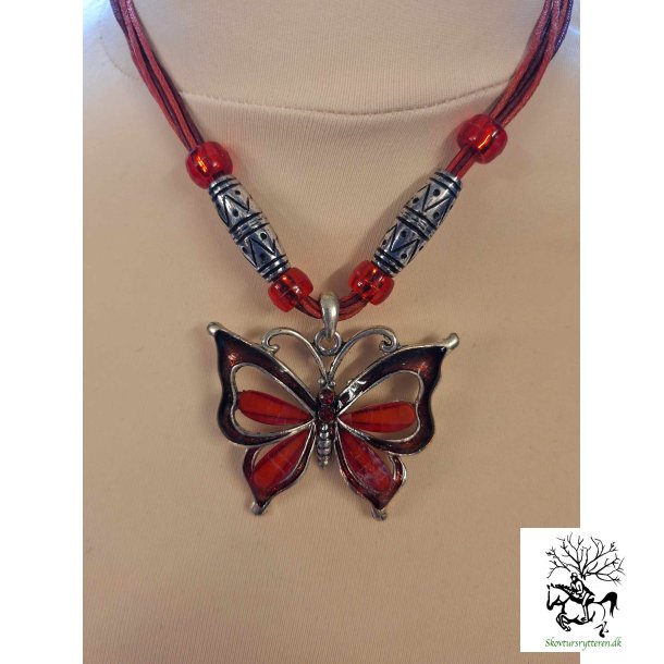 Halskde med sommerfugl fra Fashion Jewelry Rd