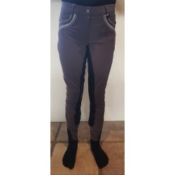 Ridebukser fra HKM med fuldskind i gr
