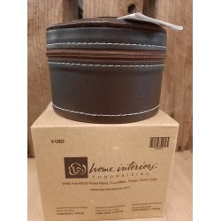 Smykke skrin/ penge skrin i brun imiteret lder