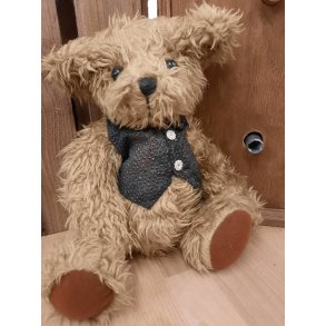 Bamse med glimmer vest  36 cm 