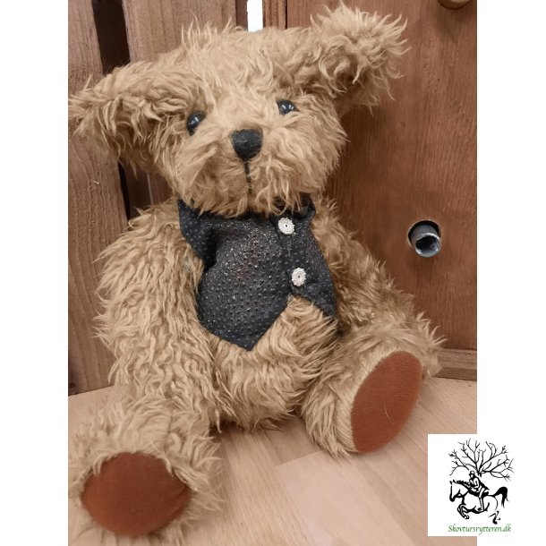 Bamse med glimmer vest  36 cm 