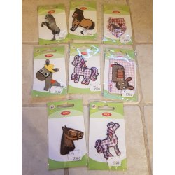 1 stk Strygemrker til tj flere forskellige modeller "heste"