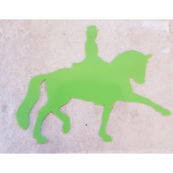 5 Stk. Strygemrker med dressurhest i flere farver