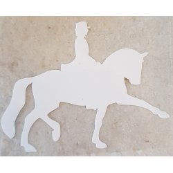 5 Stk. Strygemrker med dressurhest i flere farver