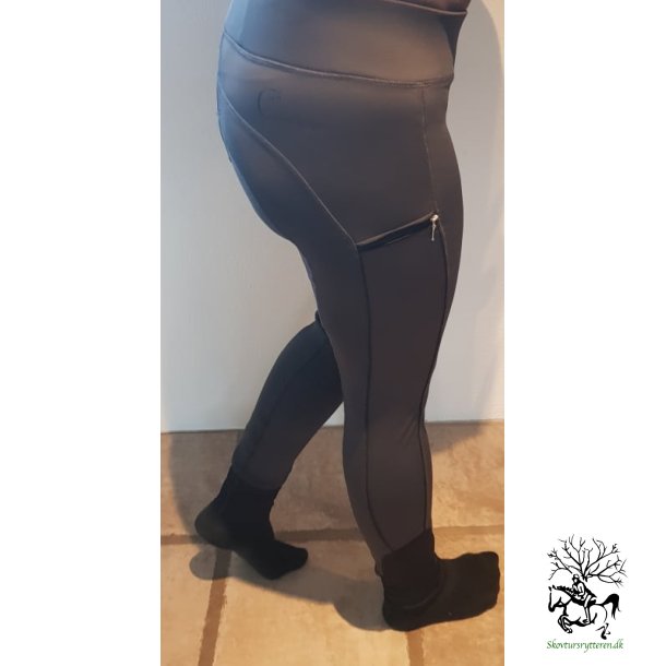 Ridetights fra Campus all year i meget mrk gr