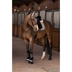 HV Polo Klokker med imiteret pels og uld look "Francis" Sort/beige