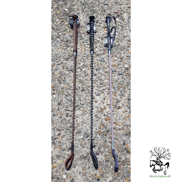 Ridepisk til brn  60 cm med hndtag 