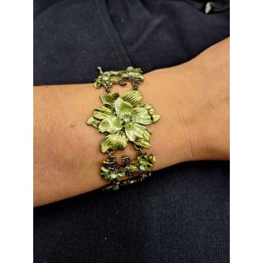 Armbnd med blomster fra G. Point Accessories Grn