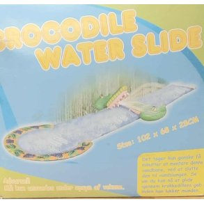 Vandglide bane med krokodiller 102x68x28 cm 
