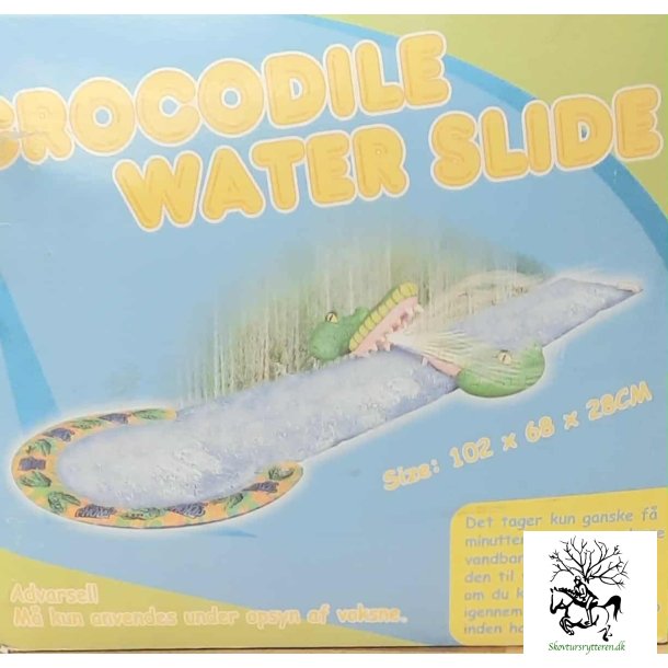 Vandglide bane med krokodiller 102x68x28 cm 