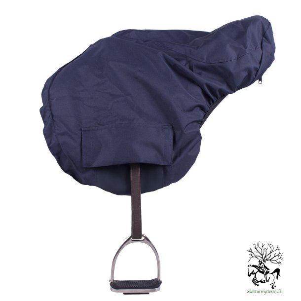  Sadelovertrk du kan ride ud p som beskytter sadlen fra QHP, dressur ell combi i navy bl