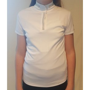 Stvne bluse fra IR med slv og guld detaljer 