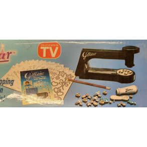 Dekorer forny det gamle tj med dette flotte dekorations st med sten og skabeloner