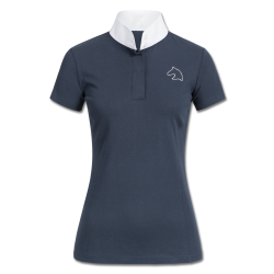 Stvne bluse med lille hest i similisten "Laura"