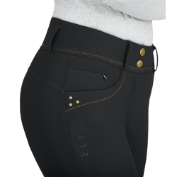 Vinter Thermo ridebukser med hj talje fra IR "Claire" Sort
