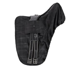 Sadelovertrk med bning til gjord, vandtt fra QHP i farven midnight - Sort