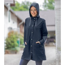 Ridejakke / regnjakke med slids  fra ELT " Emilia" Navy bl