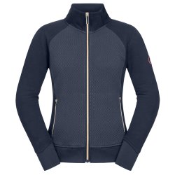 Ridecardigan / Sweat jakke med lynls vinter "Fremont" fra ELT Navy bl