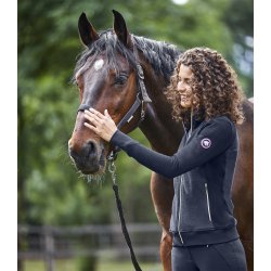 Ridecardigan / Sweat jakke med lynls vinter "Fremont" fra ELT Navy bl