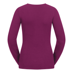 Langrmet T-shirt med heste hoved i krystaller " FRISCO "