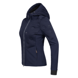 Ridejakke helrs i Softshell fra ELT "Glasgow" Navy Bl