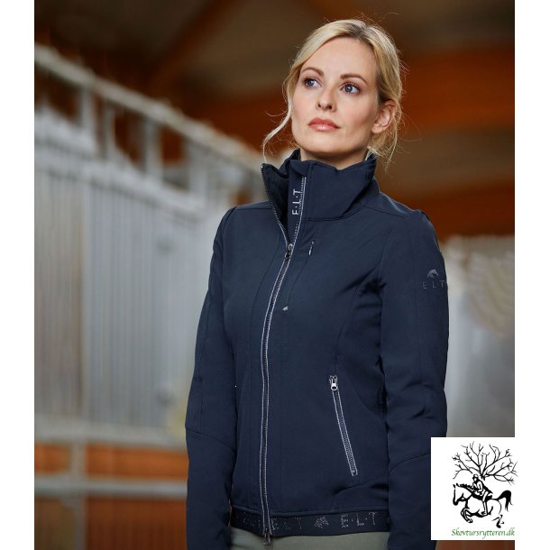 Ridejakke Softshell fra ELT - All Year  " Grasse " Navy bl