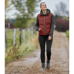 Ridetights med full silikone grib fra ELT med snrre og elastik "Gesa" Sort