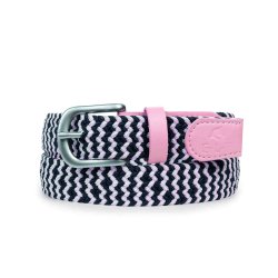 Blte med stretch til junior i Sort/pink 