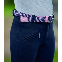 Blte med stretch til junior i Sort/pink 