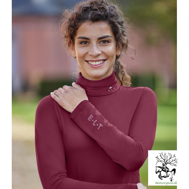 Rullekrave t-shirt fra ELT "Madison" i Bordeaux 
