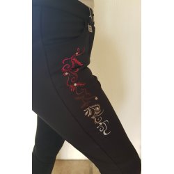 Ridebukser med broderi og fuldskind fra ELT "Merkur" 