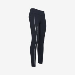 Ridetights med full grib fra IR med relex stribe "Shiny" Sort 